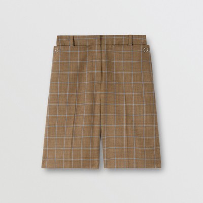 burberry wool shorts