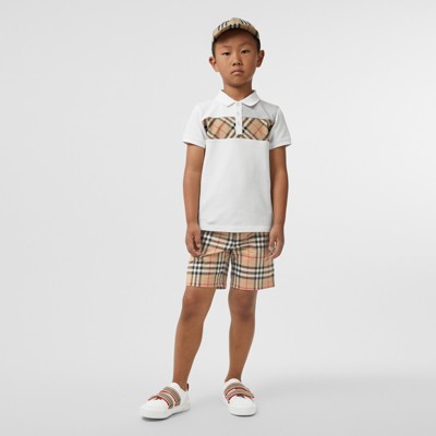 baby boy burberry polo shirt