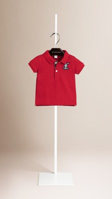burberry baby 骑士 polo 衫