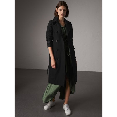 burberry black trench