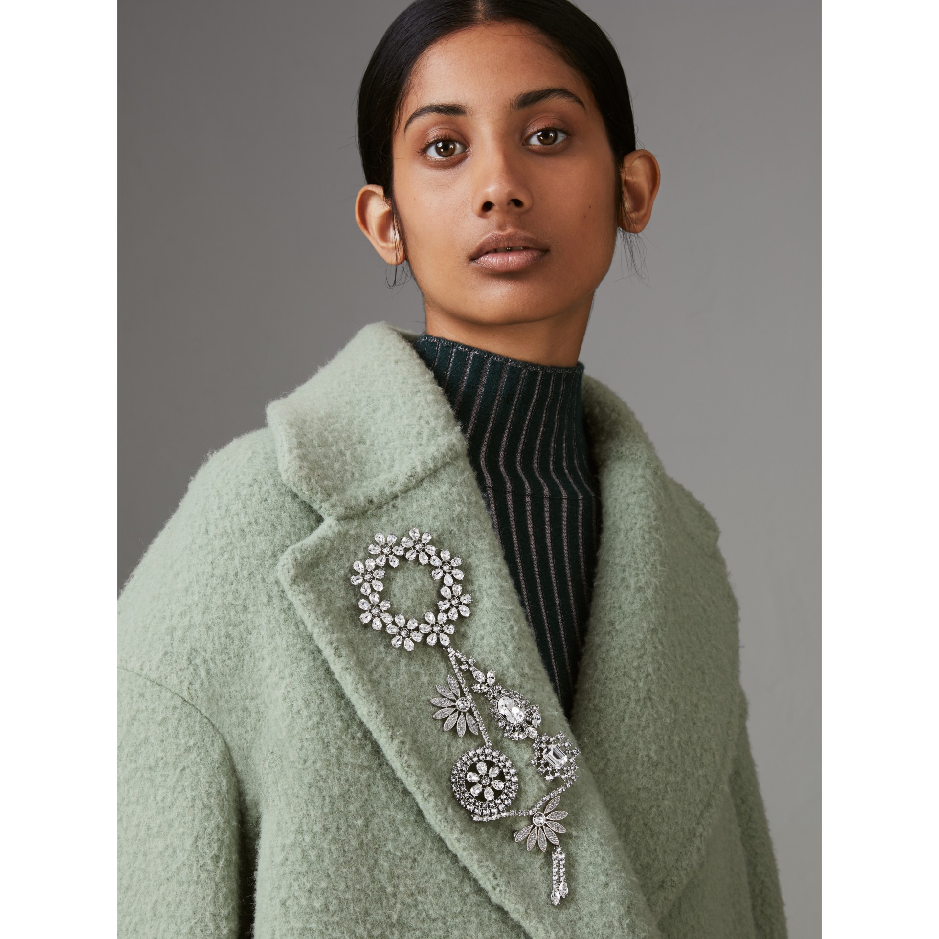 Crystal Daisy Chain Chandelier Brooch Women Burberry United States