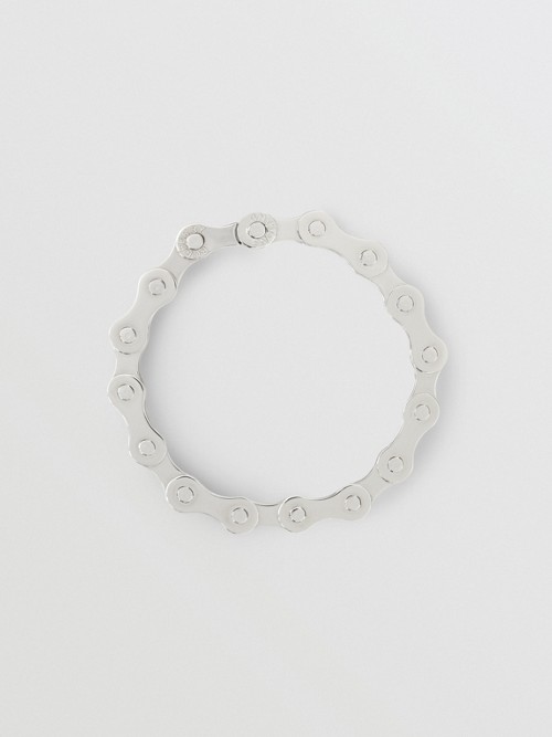 BURBERRY Bicycle Chain Palladium-plated Bracelet