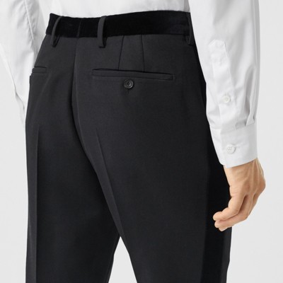 burberry black trousers