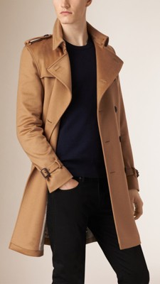 Sandringham Fit Cashmere Trench Coat