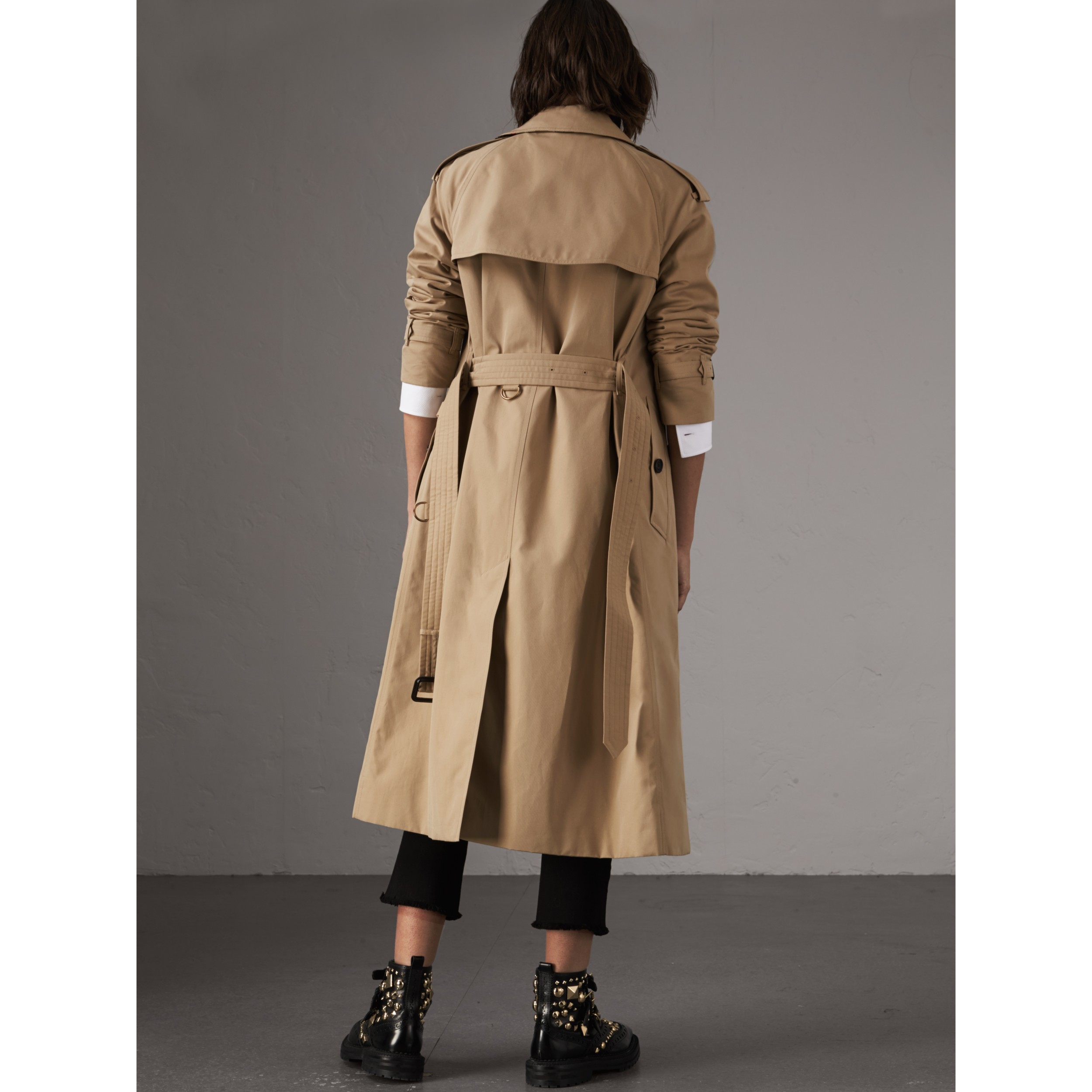 The Westminster – Extra-long Trench Coat in Honey - Women | Burberry ...