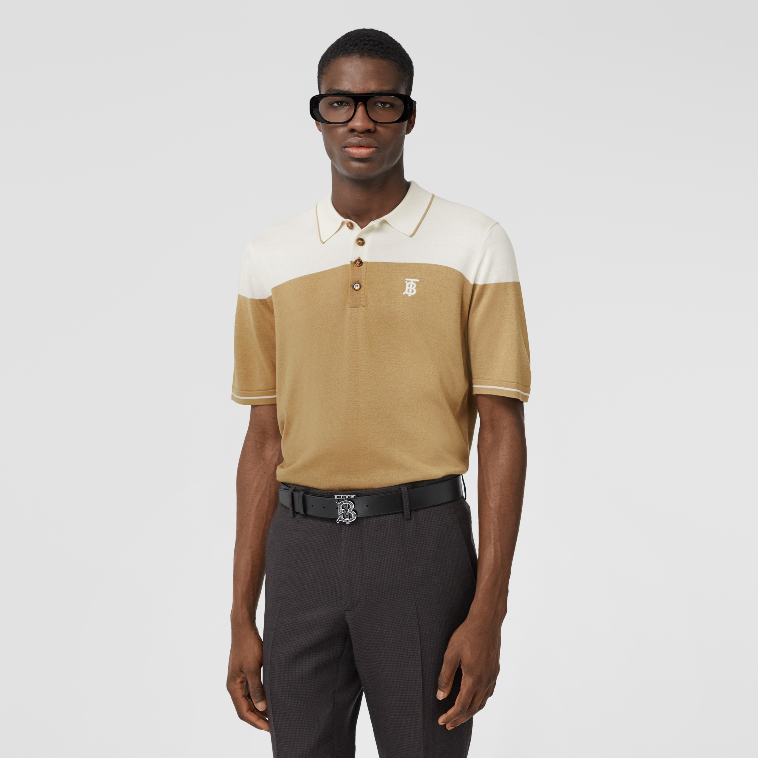 silk polo men