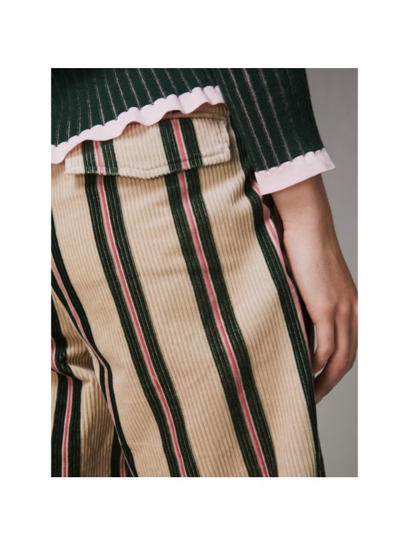 corduroy striped pants