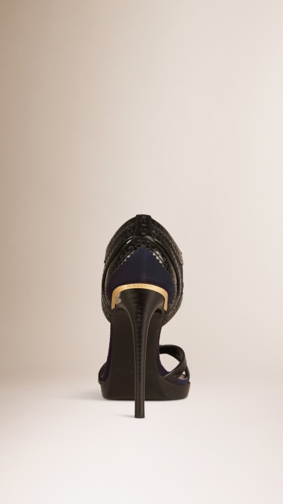 navy lace up sandals