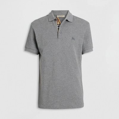 burberry polo shirt grey
