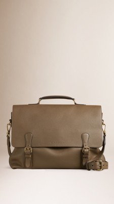 Grainy Leather Briefcase