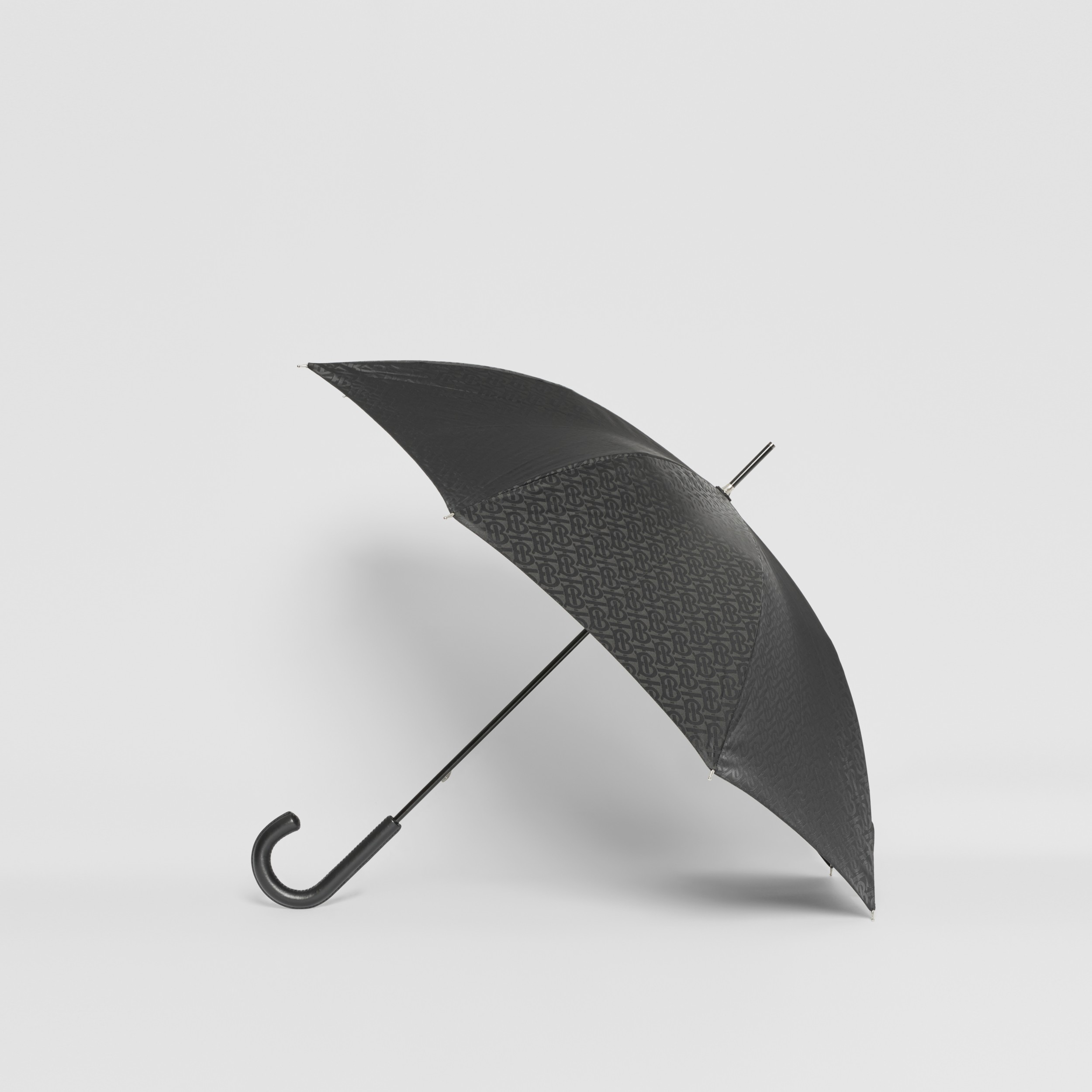 Idol Betydning Haiku Monogram Print Umbrella in Black | Burberry United Kingdom