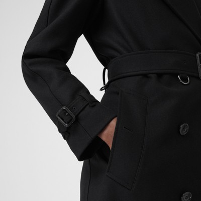 Trench Burberry Noir Femme | Ville du Muy Zelia 8862F Trench Manches Longues Femme:
