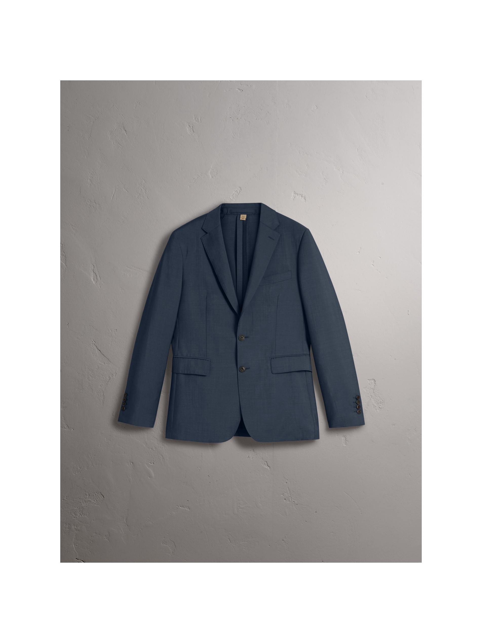 石油蓝 soho 版型羊毛混纺西装 产品图片31