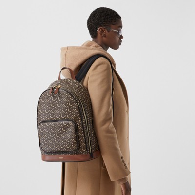 burberry leather backpack