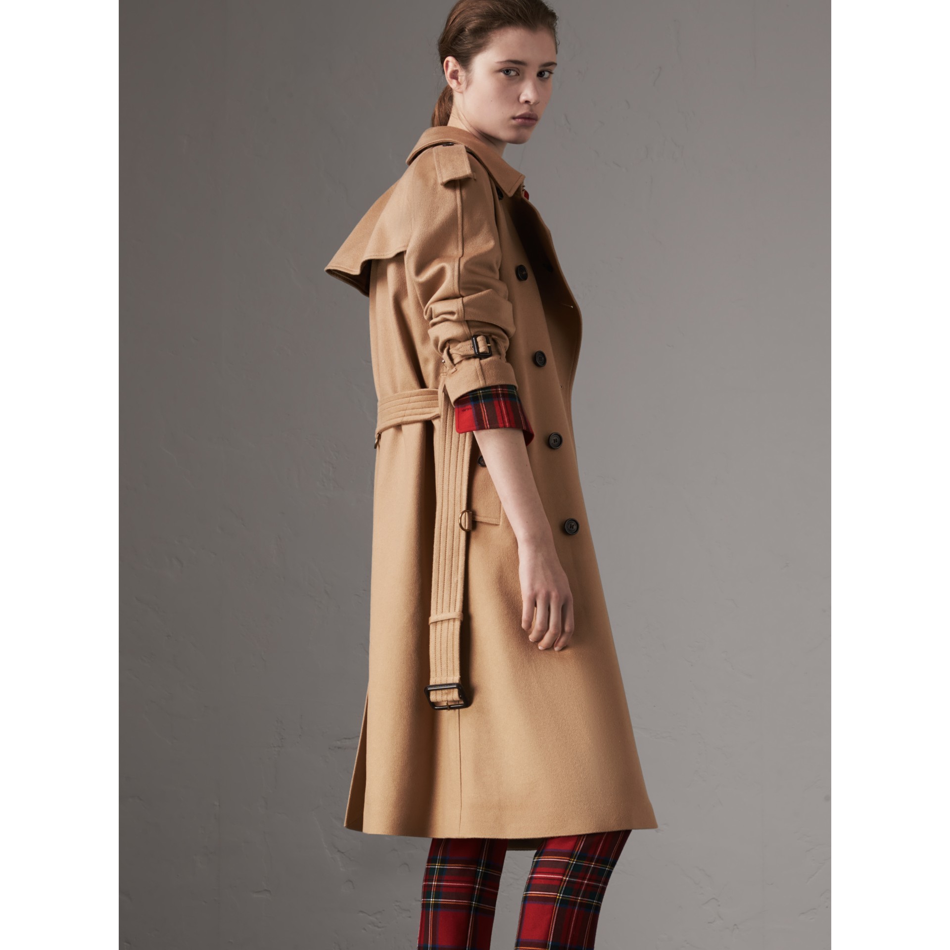 Cashmere Trench Coat in Camel - Women | Burberry United States