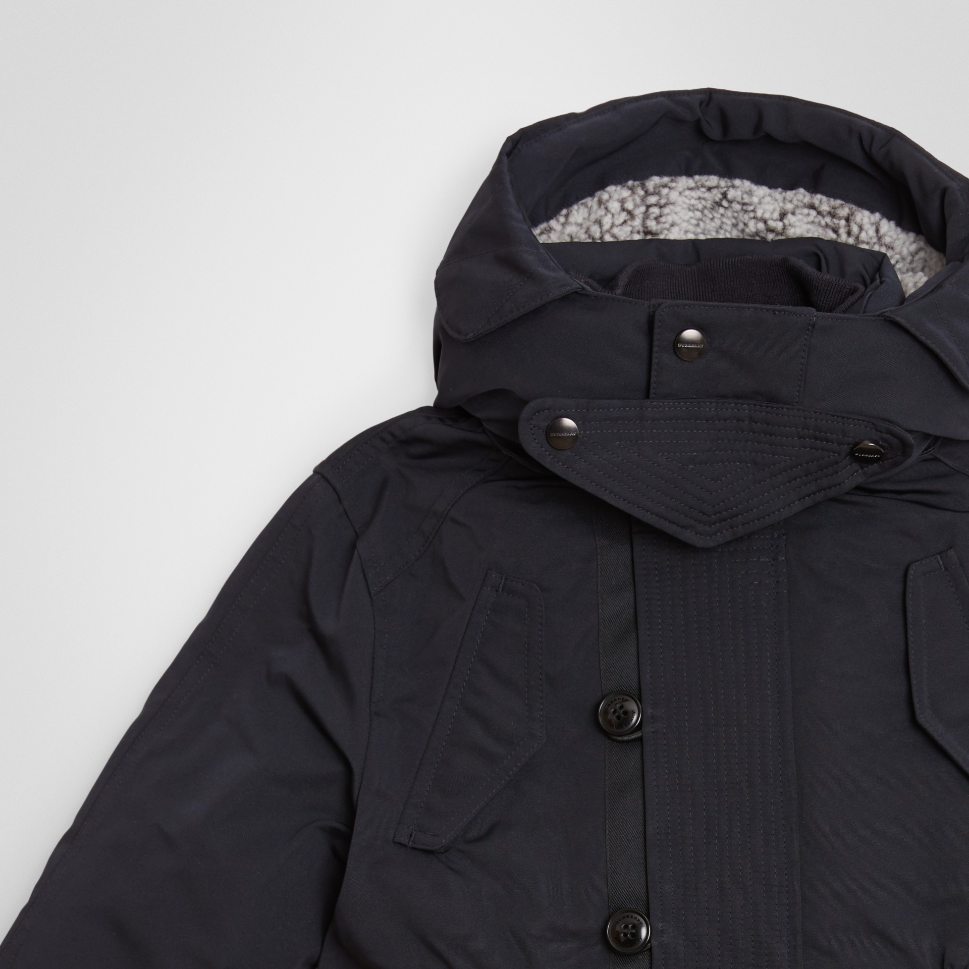 burberry down parka men's