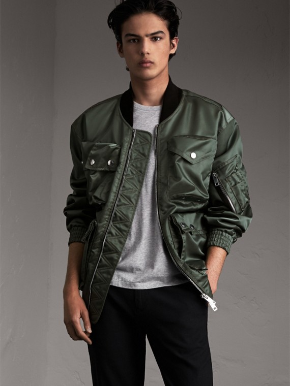 Men S Coats Jackets Burberry Contrast Collar Lightweight Er Jacket