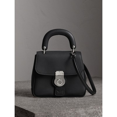 The Small DK88 Top Handle Bag in Black 