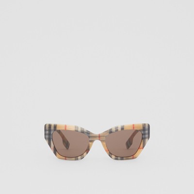 burberry vintage check sunglasses