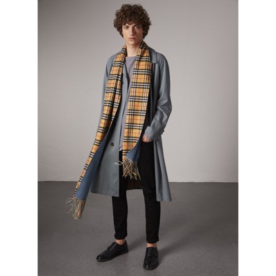 burberry nova check cashmere scarf