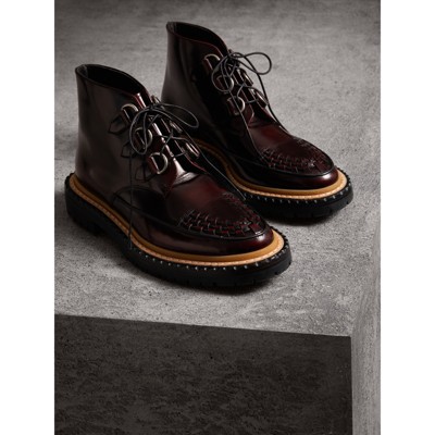 burberry boots womens bordeaux