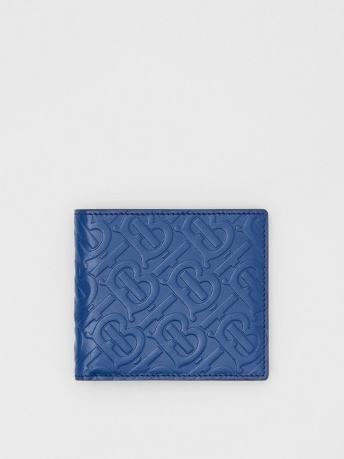 BURBERRY Monogram Leather International Bifold Wallet