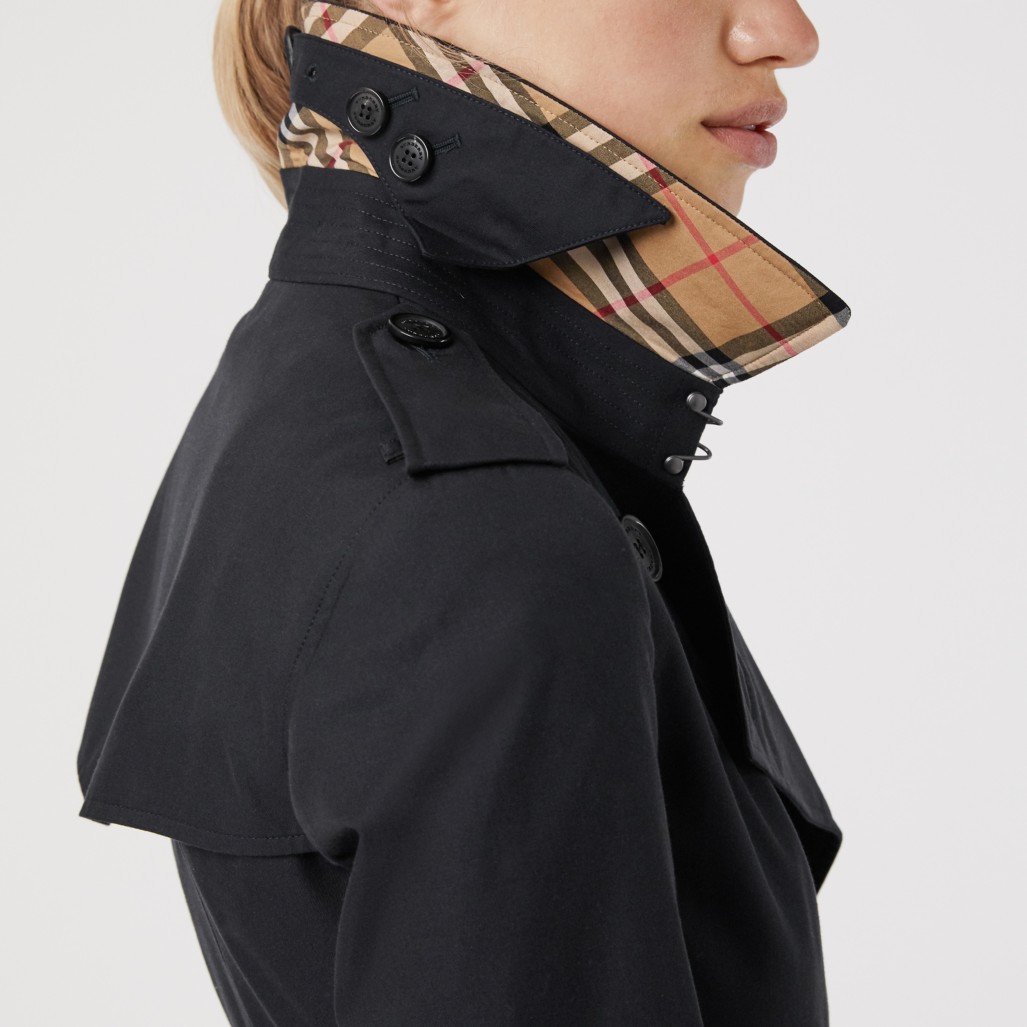 长款 heritage trench 风衣 (午夜色) - 女士 | burberry 博柏利