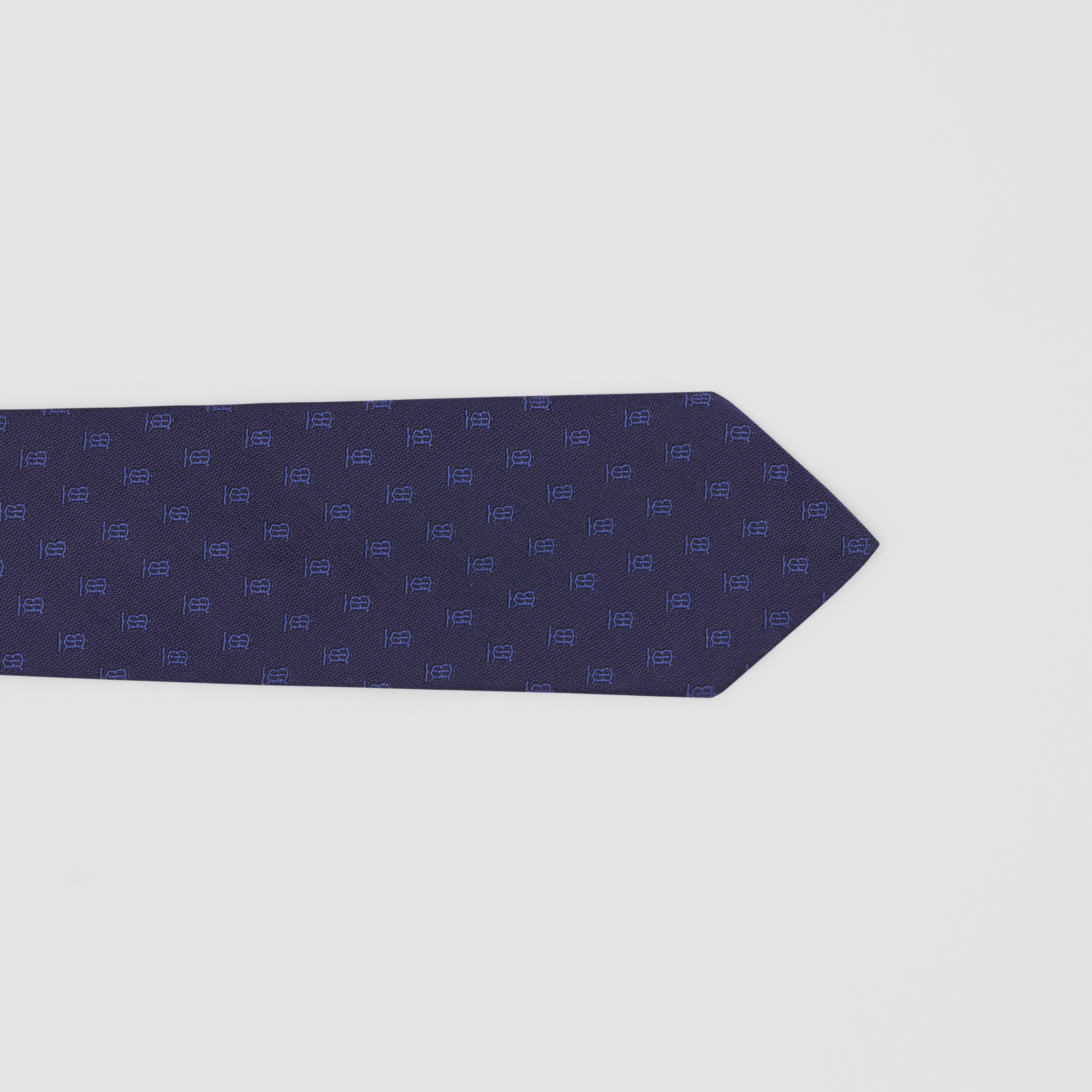 Klassische Seidenjacquard-Krawatte mit Monogrammmuster (Marineblau) - Herren | Burberry® - 2