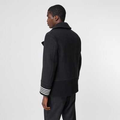 burberry peacoat men