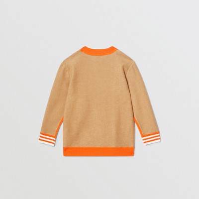 burberry sweater orange