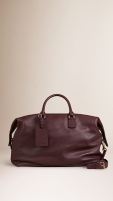 Grainy Leather Holdall