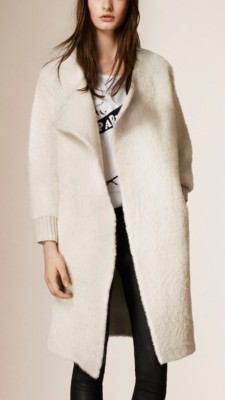 Natural Wool Alpaca Cashmere Cardigan Coat - Image 1