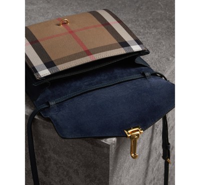 blue burberry bag