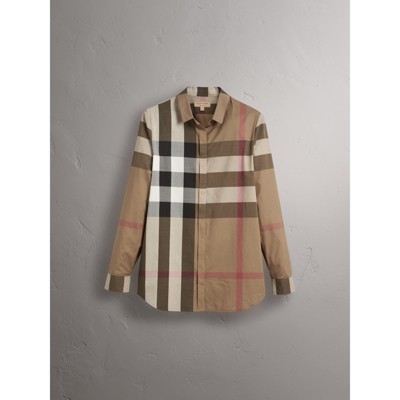 burberry brown shirt