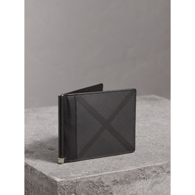 burberry mens money clip wallet