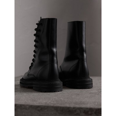 burberry lace up boots