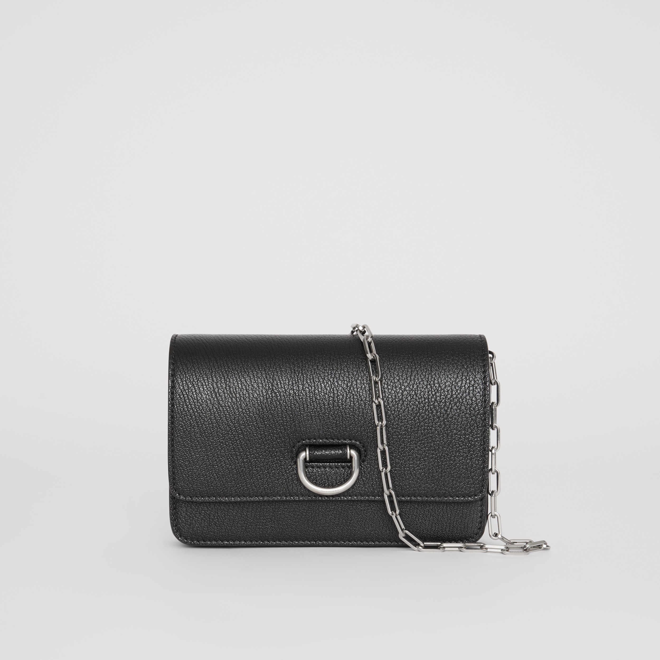 The Mini Leather D-ring Bag in Black - Women | Burberry United States