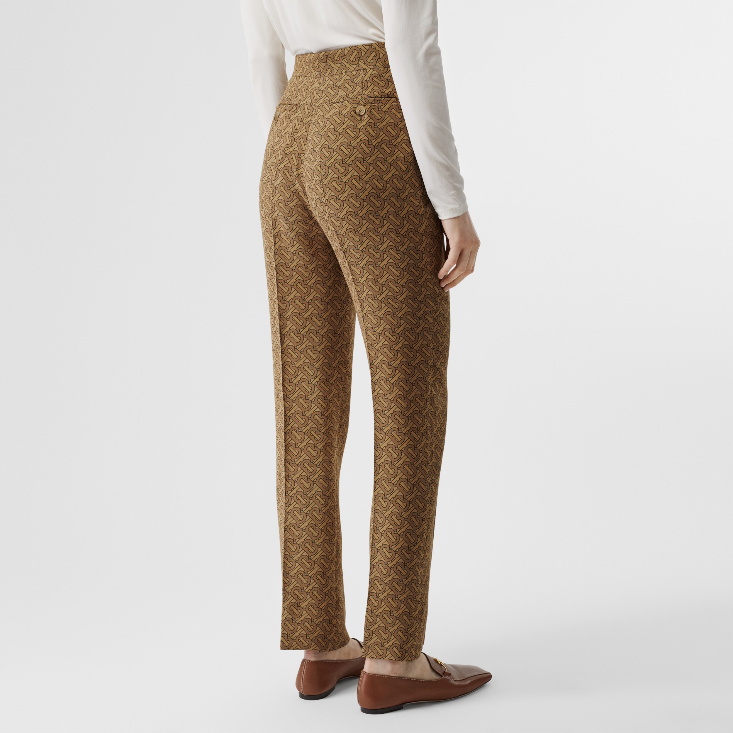 silk trousers womens