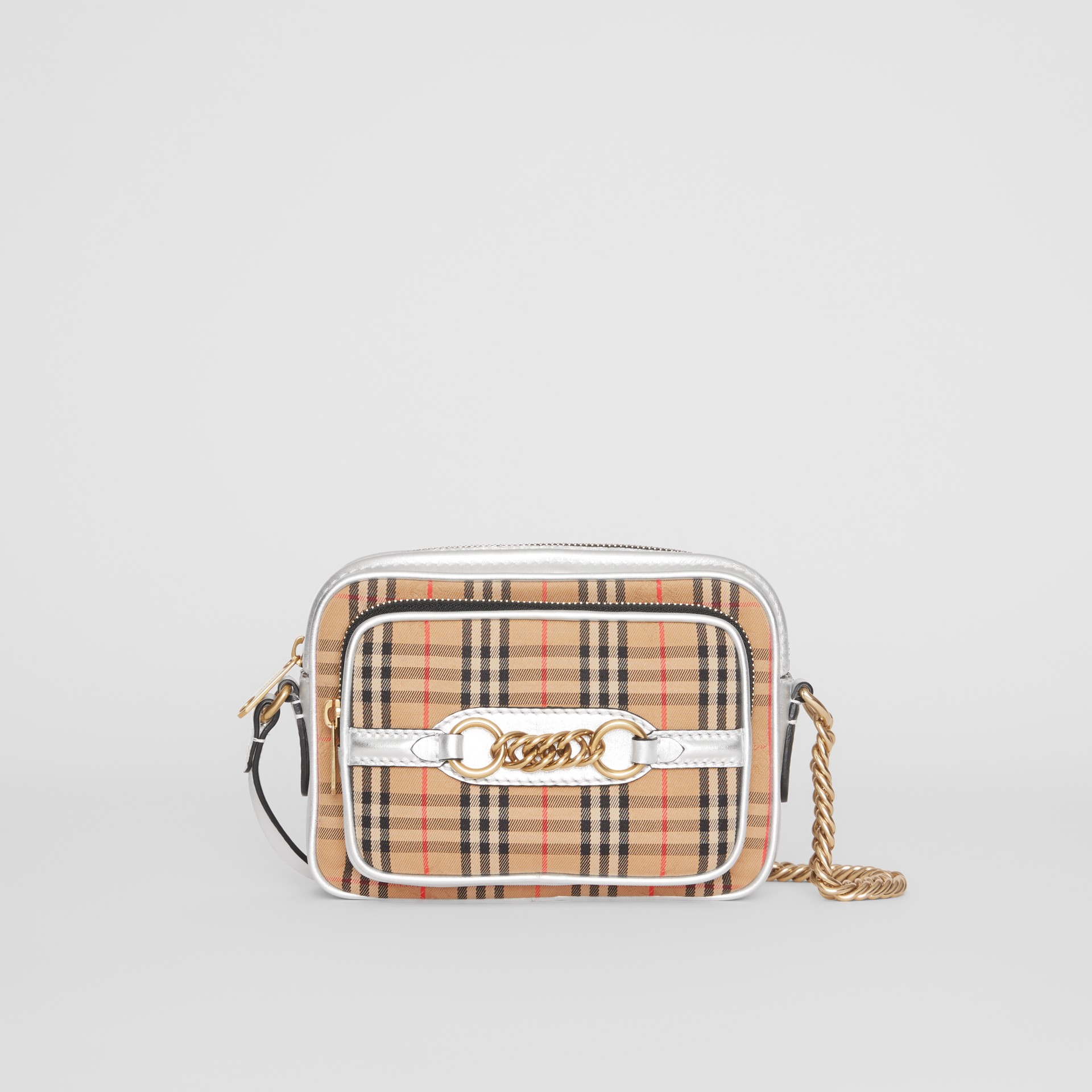 1983 格纹链环相机包