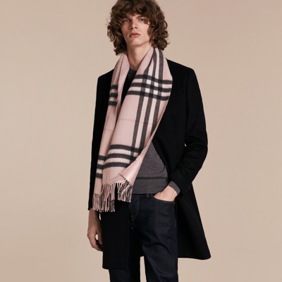 burberry plaid cashmere scarf