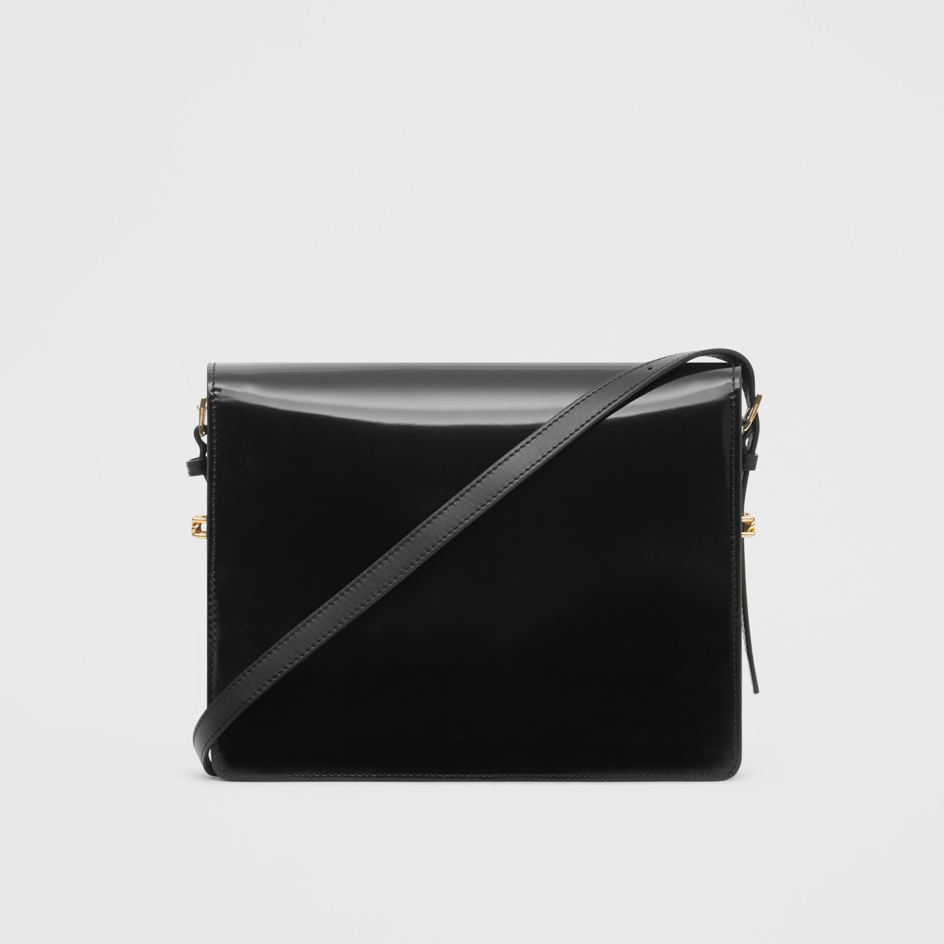 Large Patent Leather Grace Bag in Black - Women | Burberry United States
