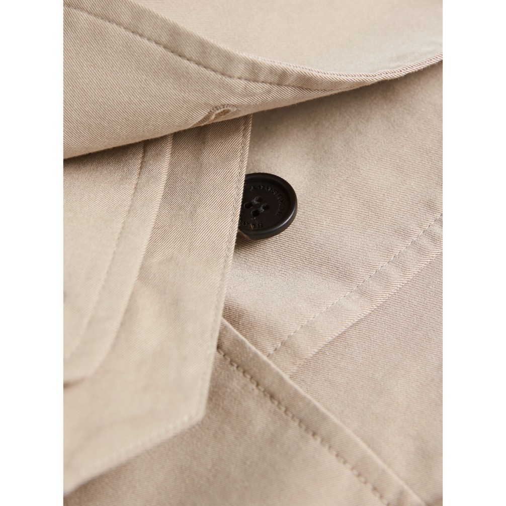 轻薄嘎巴甸 trench 外套 (浅灰褐色) | burberry 博柏利