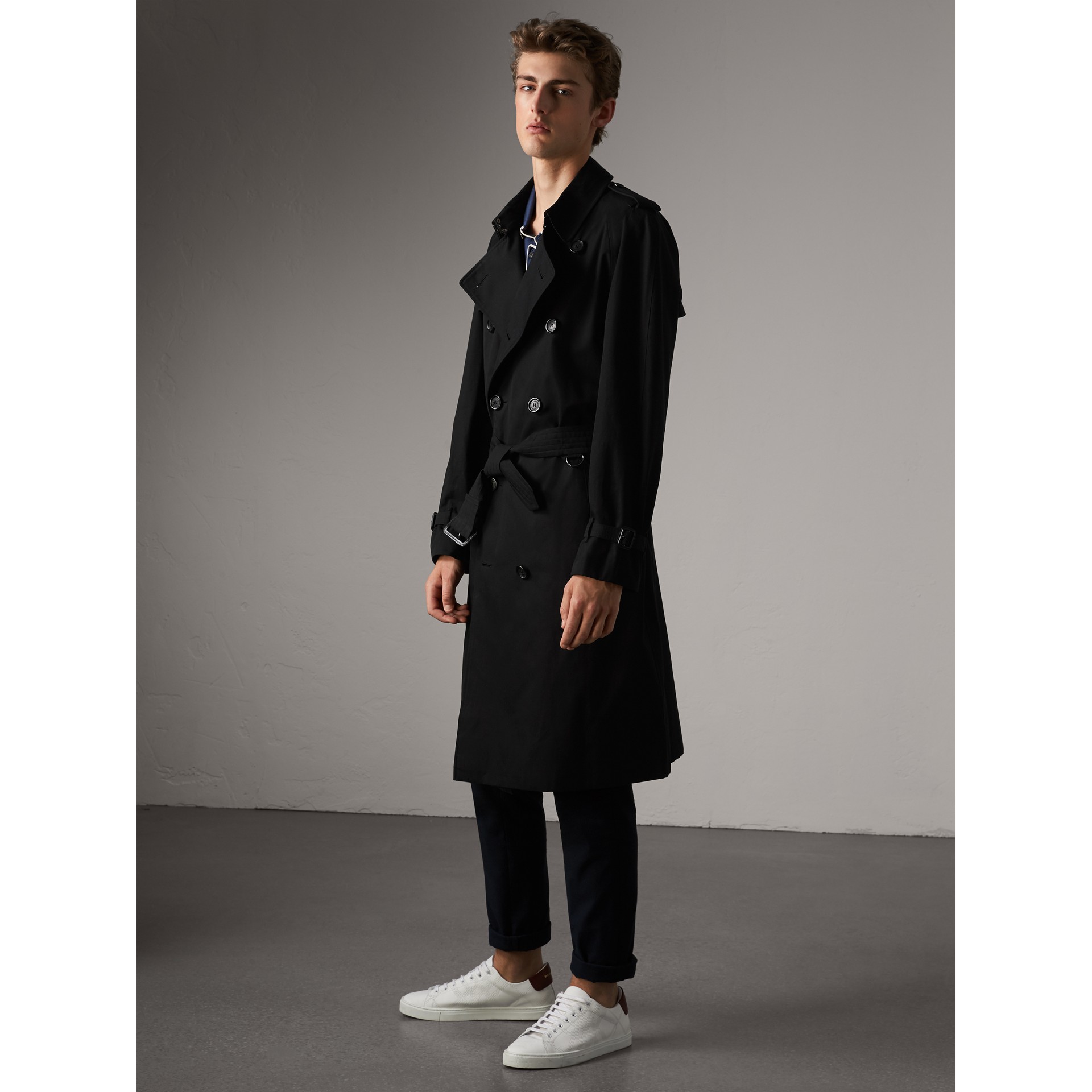 The Westminster – Extra-long Heritage Trench Coat in Black - Men ...