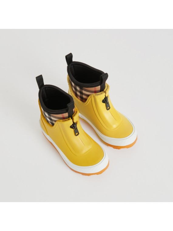 bottes pluie burberry