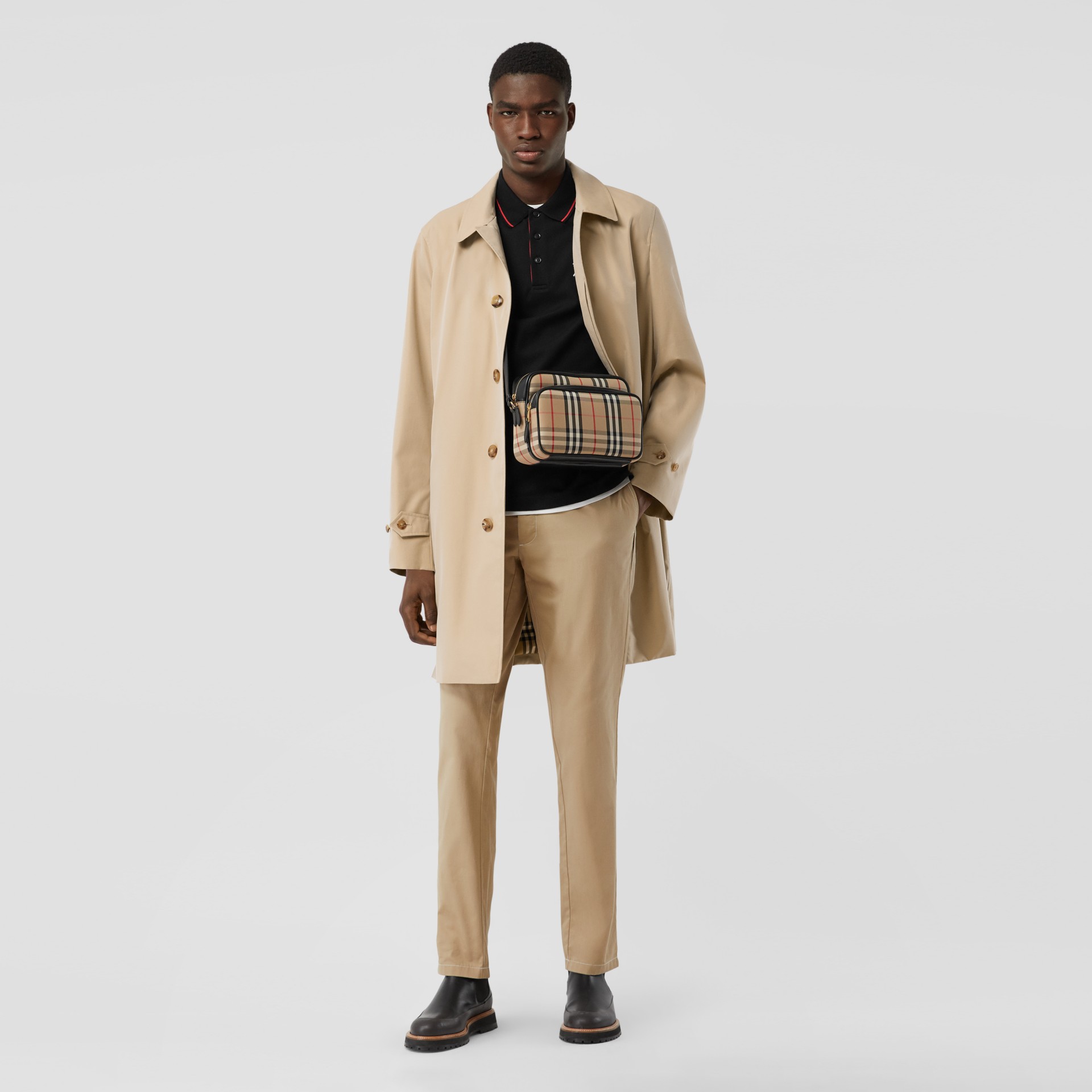 The Pimlico Heritage Car Coat in Honey - Men | Burberry