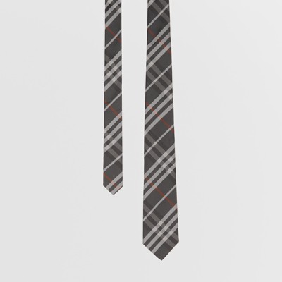 burberry tie grey