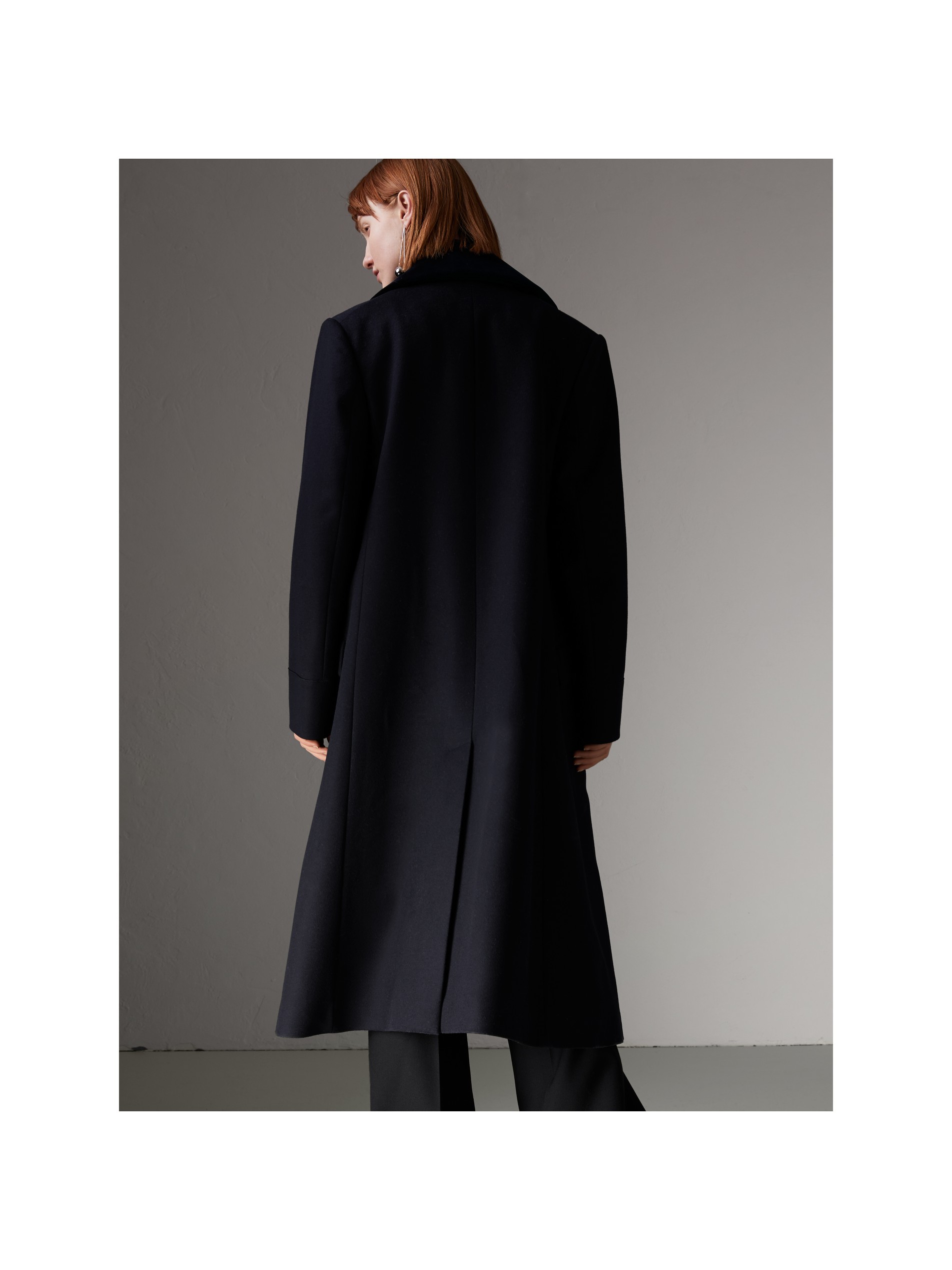 驼丝锦军风大衣 产品图片21