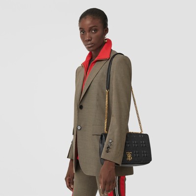 Medium Quilted Lambskin Lola Bag in Black/light Gold - Women ...