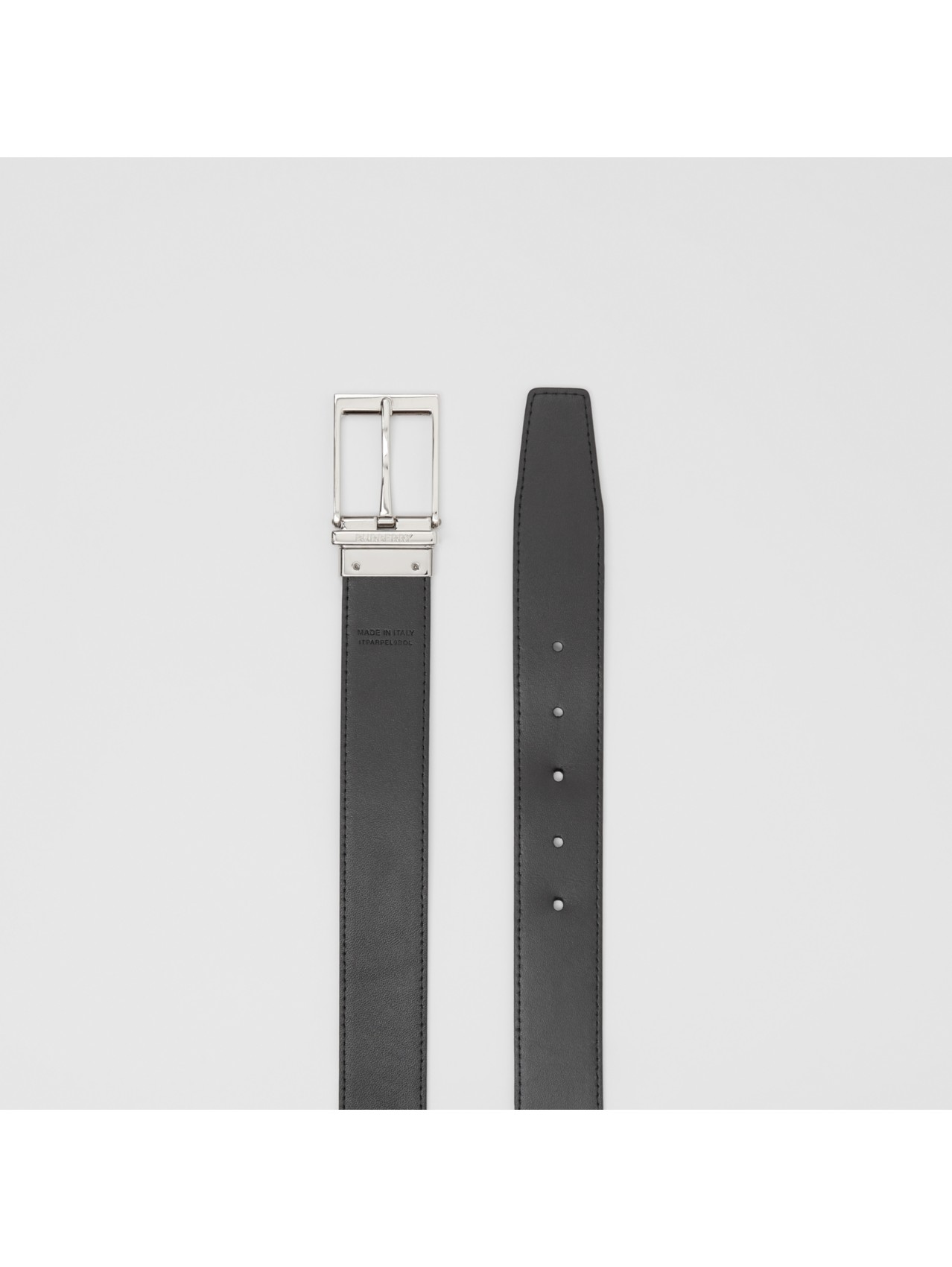 black burberry belt