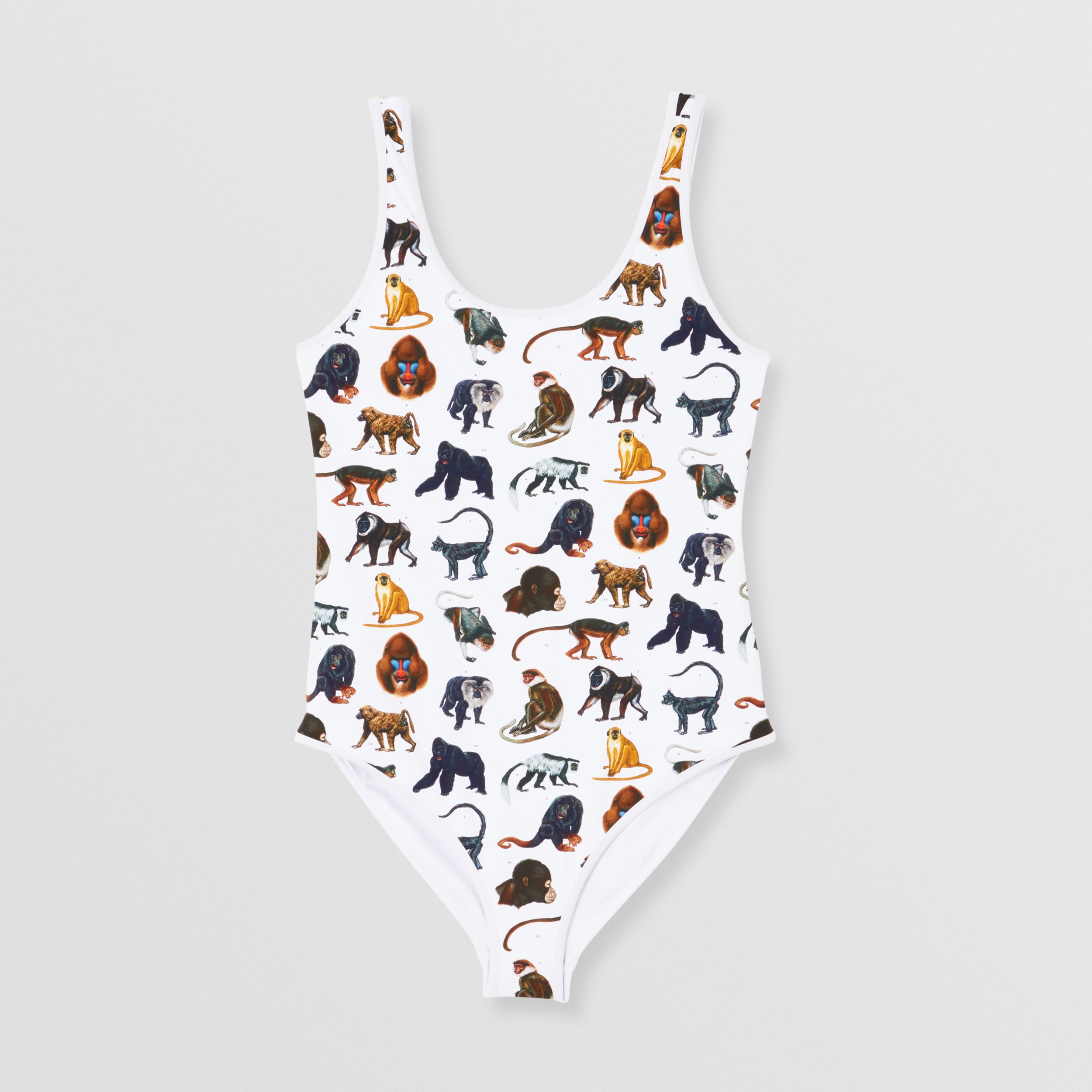 Monkey Print Swimsuit Women Burberry United States